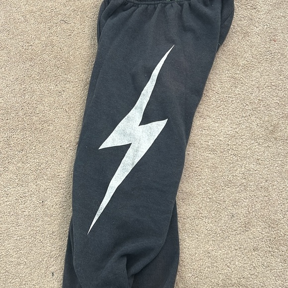 Black aviator nation sweat pants - size XS - Picture 2 of 3